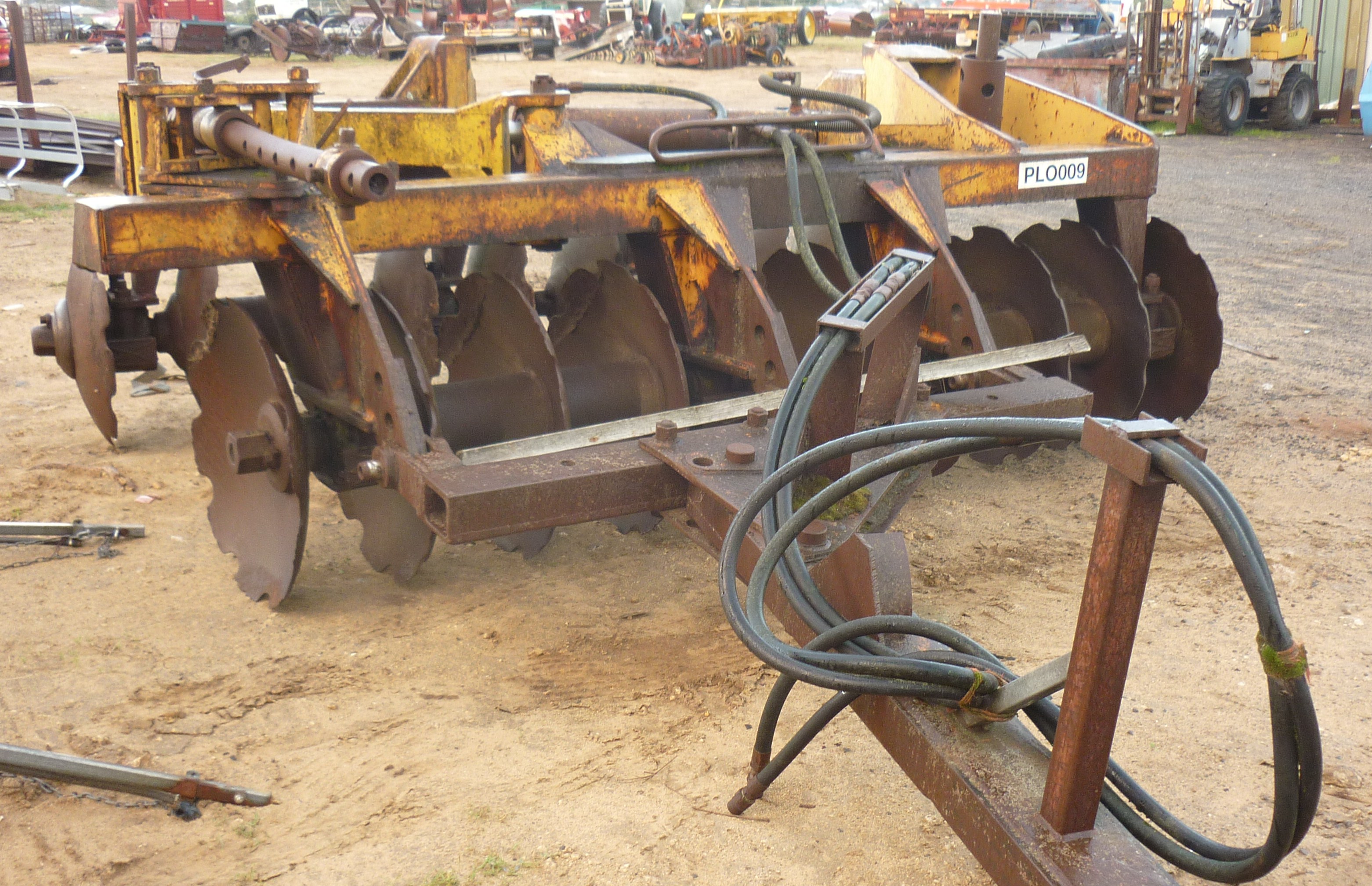 SCRUB PLOUGH ROME OFFSET HEAVY DUTY AMERICAN MADE 36 INCH DISCS HYD